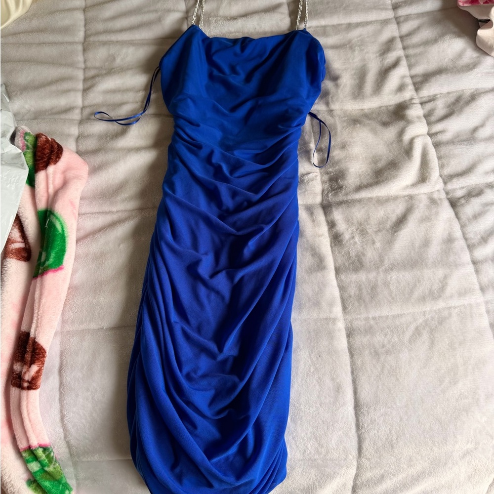 Windsor Royal Blue Strapless Dress